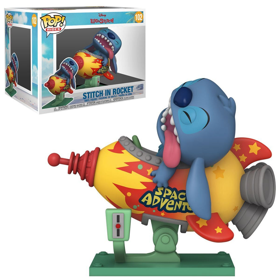 Funko POP Ride Stitch in Rocket #102 - Disney's Lilo & Stitch S2