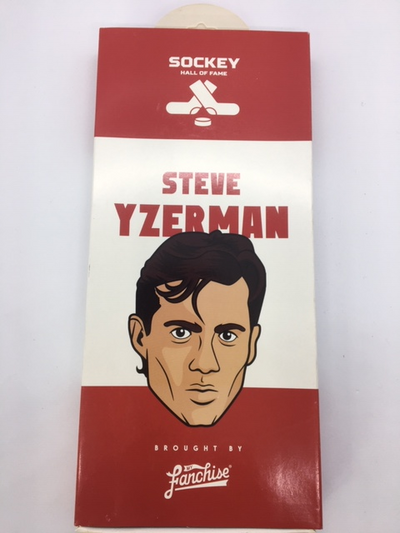 NHL Detroit Red Wings Steve Yzerman Sockey Hall of Fame Socks - The Alumni