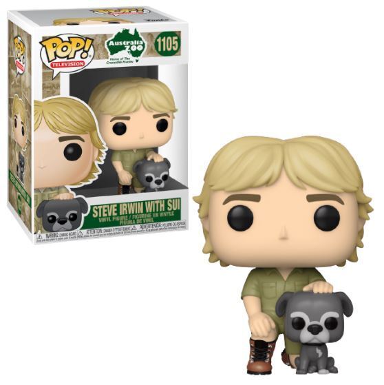 Funko POP Steve Irvin with Sui #1105 - Australia Zoo-Crocodile Hunter