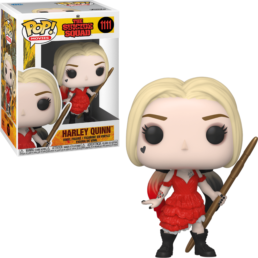 Funko POP Harley Quinn (Damaged Dress) #1111 -DC Suicide Squad 2