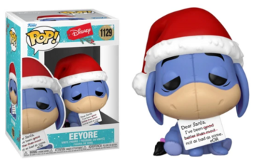 Funko POP Eeyore in Santa Hat #1129 Disney POP Christmas