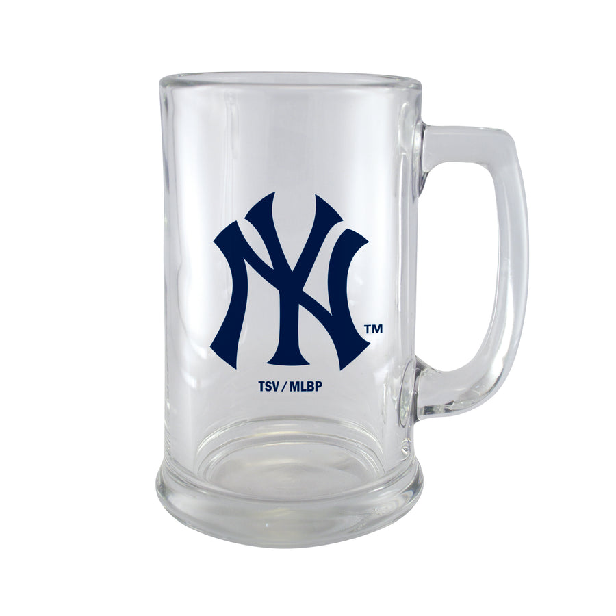 MLB New York Yankees 15oz Glass Sports Mug
