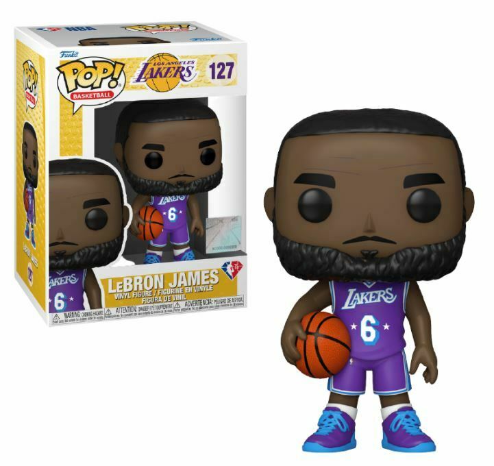 Funko POP NBA LeBron James (Purple Jersey #6) #127 Los Angeles Lakers
