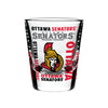 NHL Ottawa Senators 2 oz Shot Glass