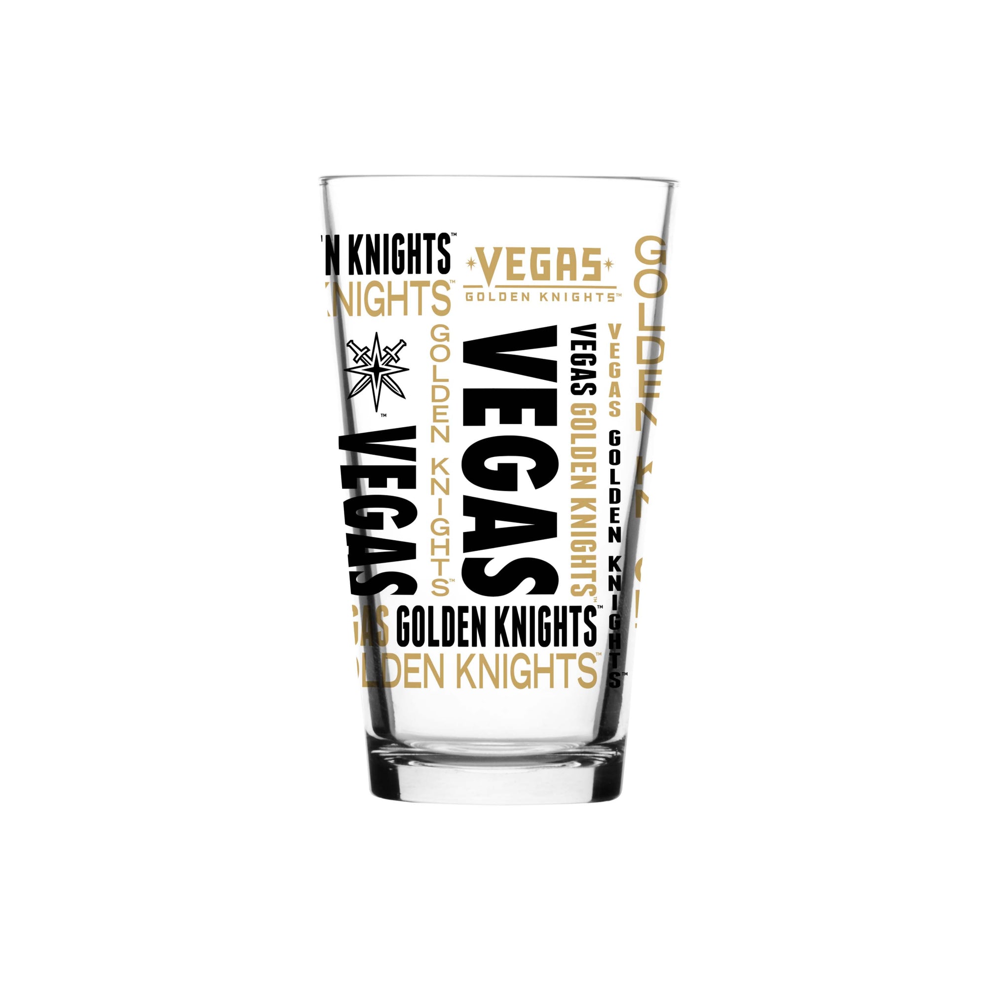 NHL  Las Vegas Golden Knights 16 oz Spirit Mixing Glass