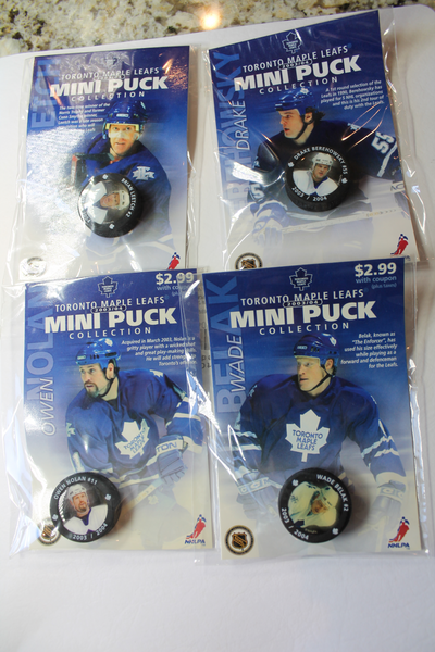 2003-2004 Toronto Maple Leafs Mini Puck Set