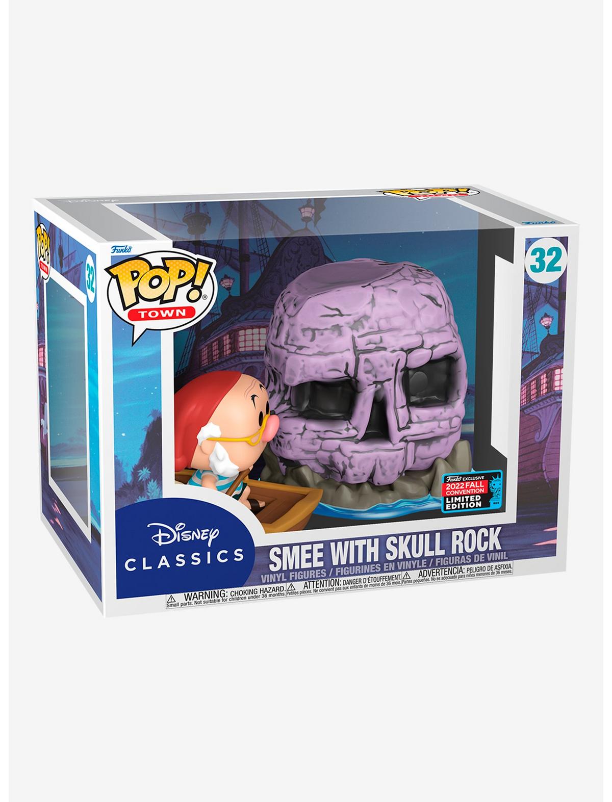 Funko Pop Disney Smee With Skull Rock #32 - 2022 Fall Convention Exclusive - Limited Edition - BoxLunch Exclusive