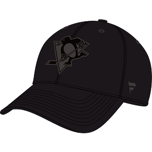 NHL Pittsburgh Penguins Fanatics Black Team Haze Flex Hat