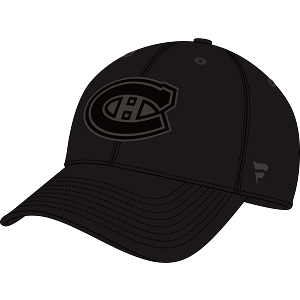 NHL Montreal Canadiens Fanatics Black Team Haze Flex Hat