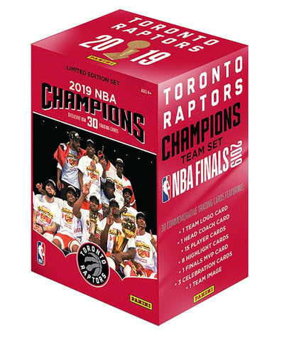 2019 Panini NBA Champions Toronto Raptors Limited Edition 30 Card Set
