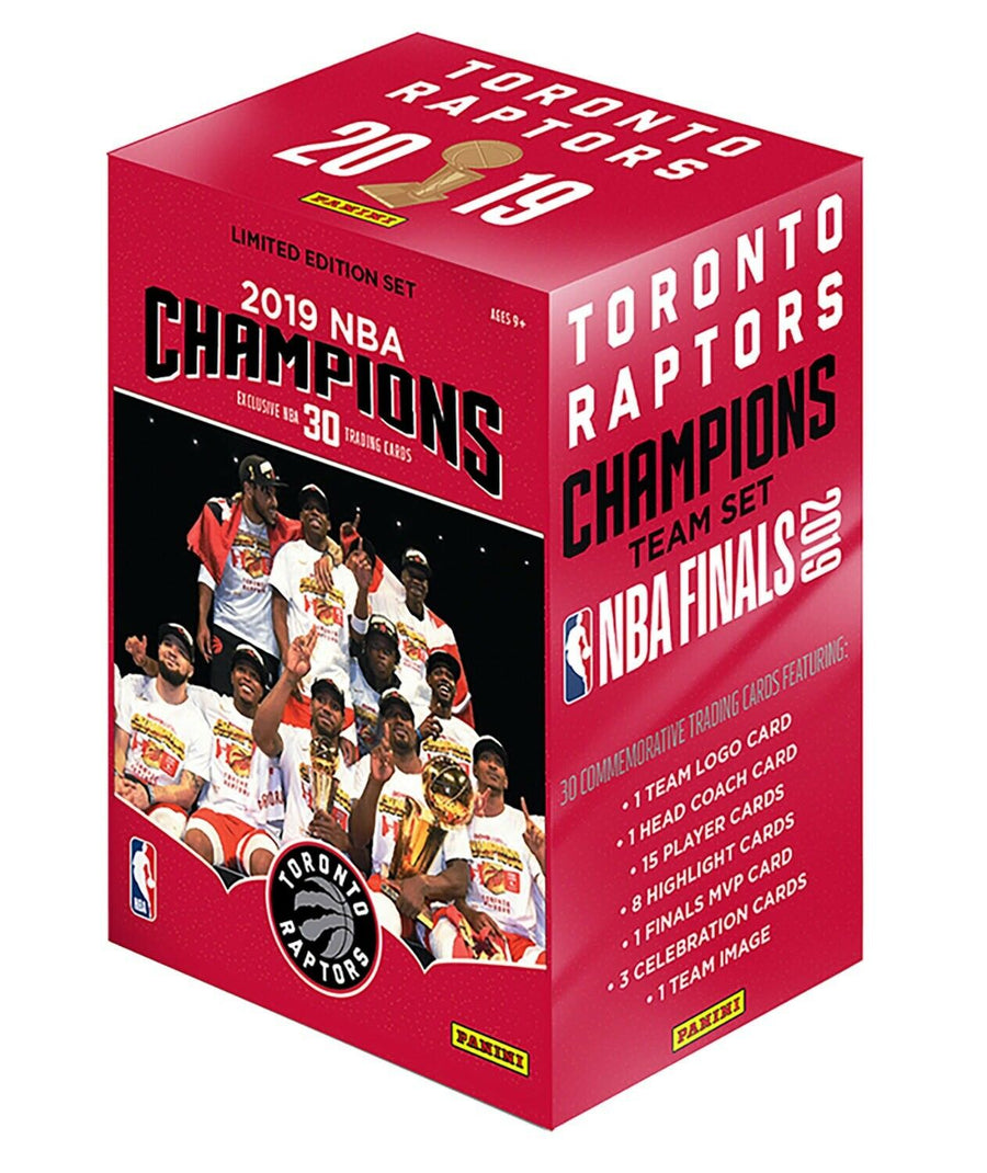 2019 Panini NBA Champions Toronto Raptors Limited Edition 30 Card Set