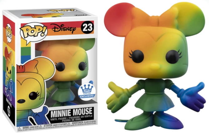 Funko POP Minnie Mouse #23 PRIDE Rainbow - Funko Exclusive