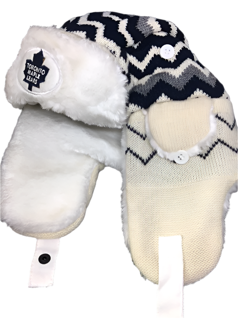 NHL Toronto Maple Leafs Womens Knit Trapper Hat