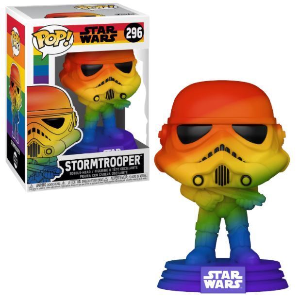 Funko POP Stormtrooper #296 (Rainbow PRIDE) - Star Wars