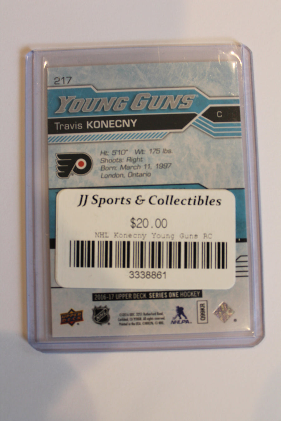 Travis Konecny Young Guns Rookie Card