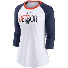 MLB Detroit Tigers Womens Nike 3/4 Sleeve Tee (online only)
