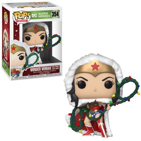 Funko POP Heroes Wonder Woman with String Light Lasso #354 -Christmas