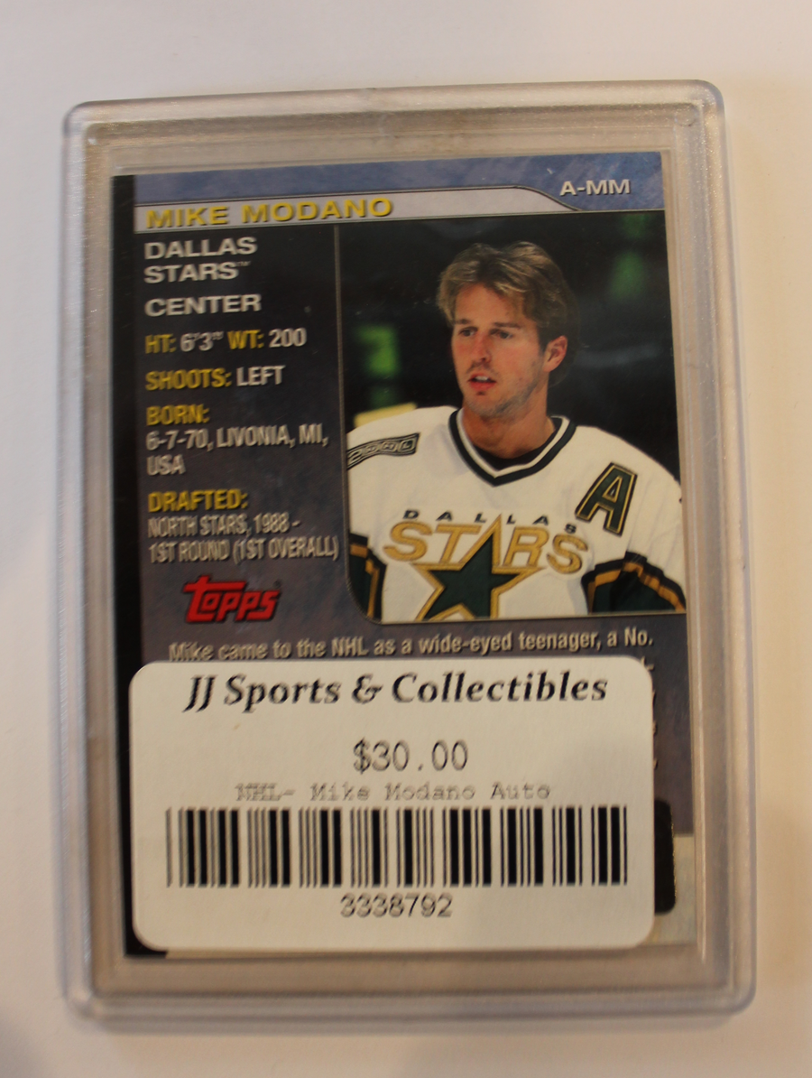 Mike Modano Autographed Card