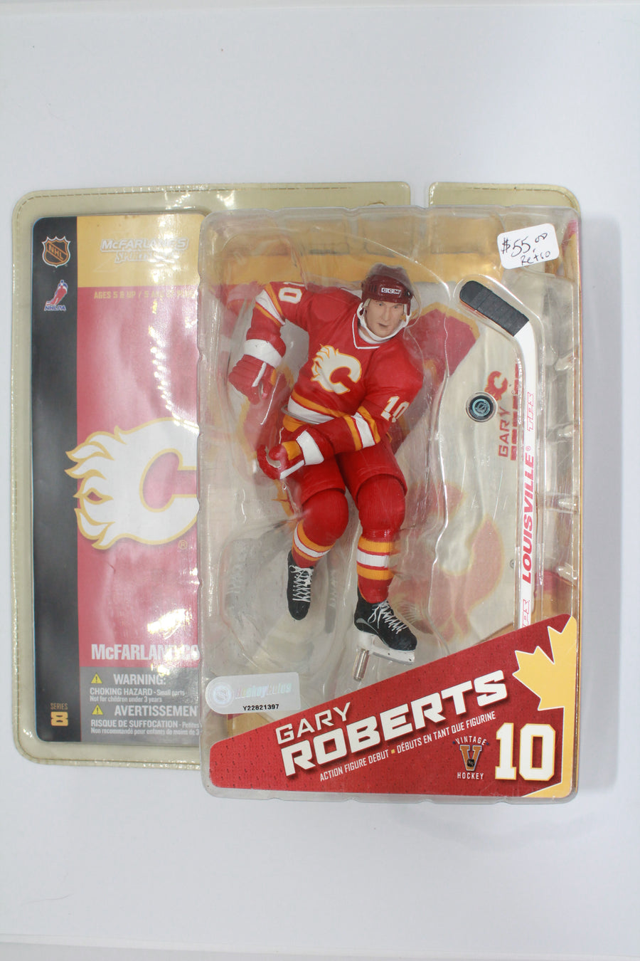 Gary Roberts Mcfarlane NHL 8 - Calgary Flames - Variant