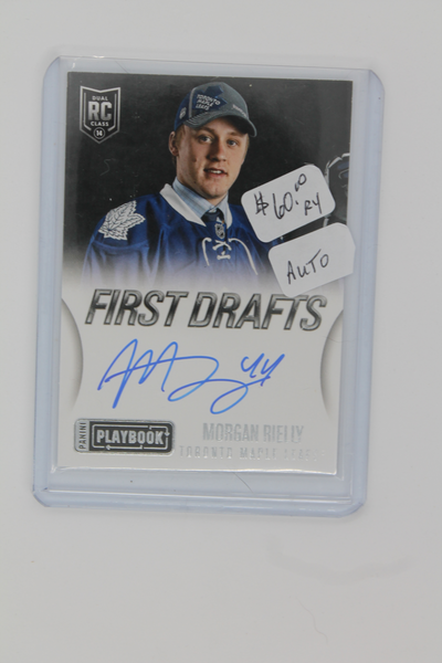 Morgan Rielly 2013-14 First Drafts Playbook  #FD-RLY First Drafts Autographed Card