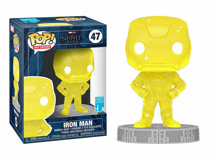 Funko POP Iron Man #47 Art Series The Infinity Saga Marvel Studios (sealed in hard plastic case)