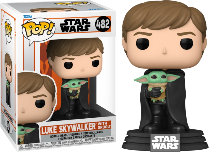 Funko POP Luke Skywalker with Grogu #482 -Star Wars Mandalorian
