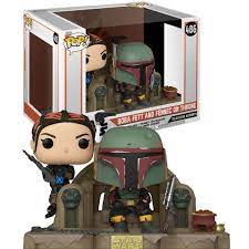 Funko POP Moments Boba Fett and Fennec on Throne #486 -Star Wars Mandalorian