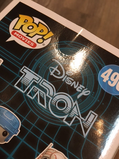 Funko POP Sark #490 (Metallic)  Disney Tron - Glow CHASE  (box damage)