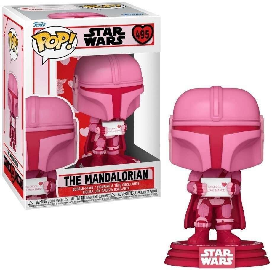 Funko POP The Mandalorian #495 Valentines -Star Wars Mandalorian