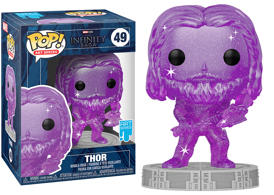 Funko POP Thor #49 Art Series The Infinity Saga Marvel Studios (sealed in hard plastic case)