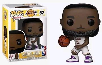 Funko POP NBA LeBron James #52 - Lakers (White Jersey)