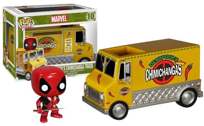 Funko Pop Rides: Deadpool's Chimichanga Truck #10 (small crease on top of box)