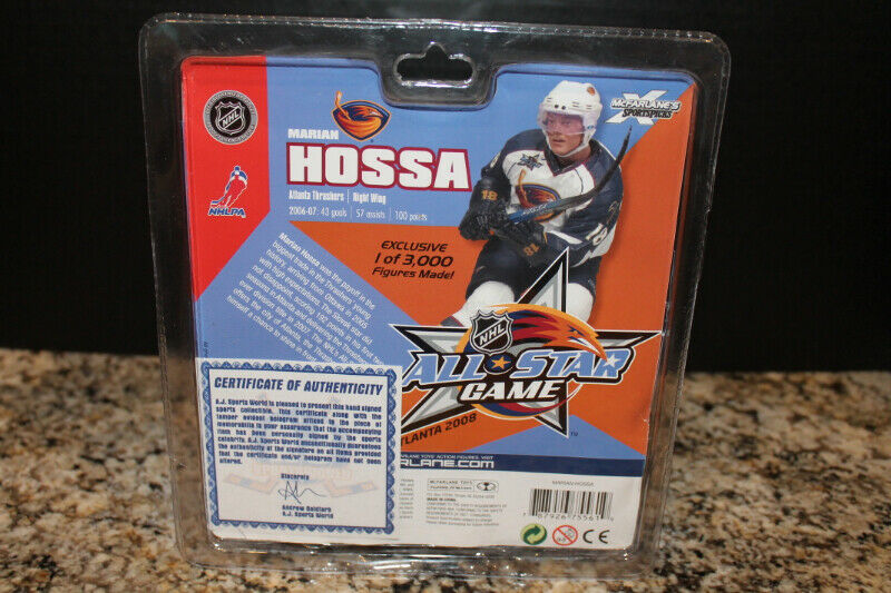 Marian Hossa Autographed McFarlane