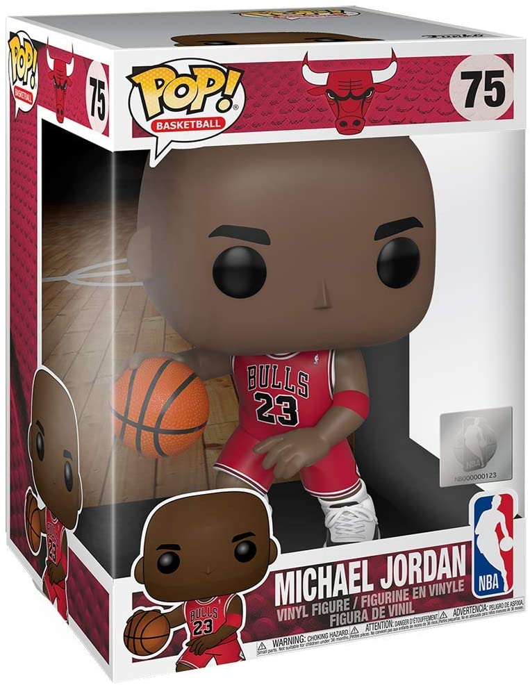 Funko POP NBA Michael Jordan 10" #75 Red Away Jersey - Chicago Bulls