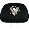 NHL Pittsburgh Penguins Car Head Rest Covers- Set of 2
