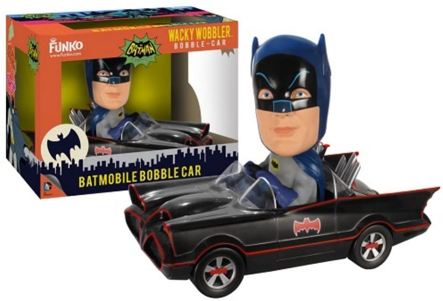 Funko Batman 1966 TV Series Wacky Wobbler Batmobile Bobble Car