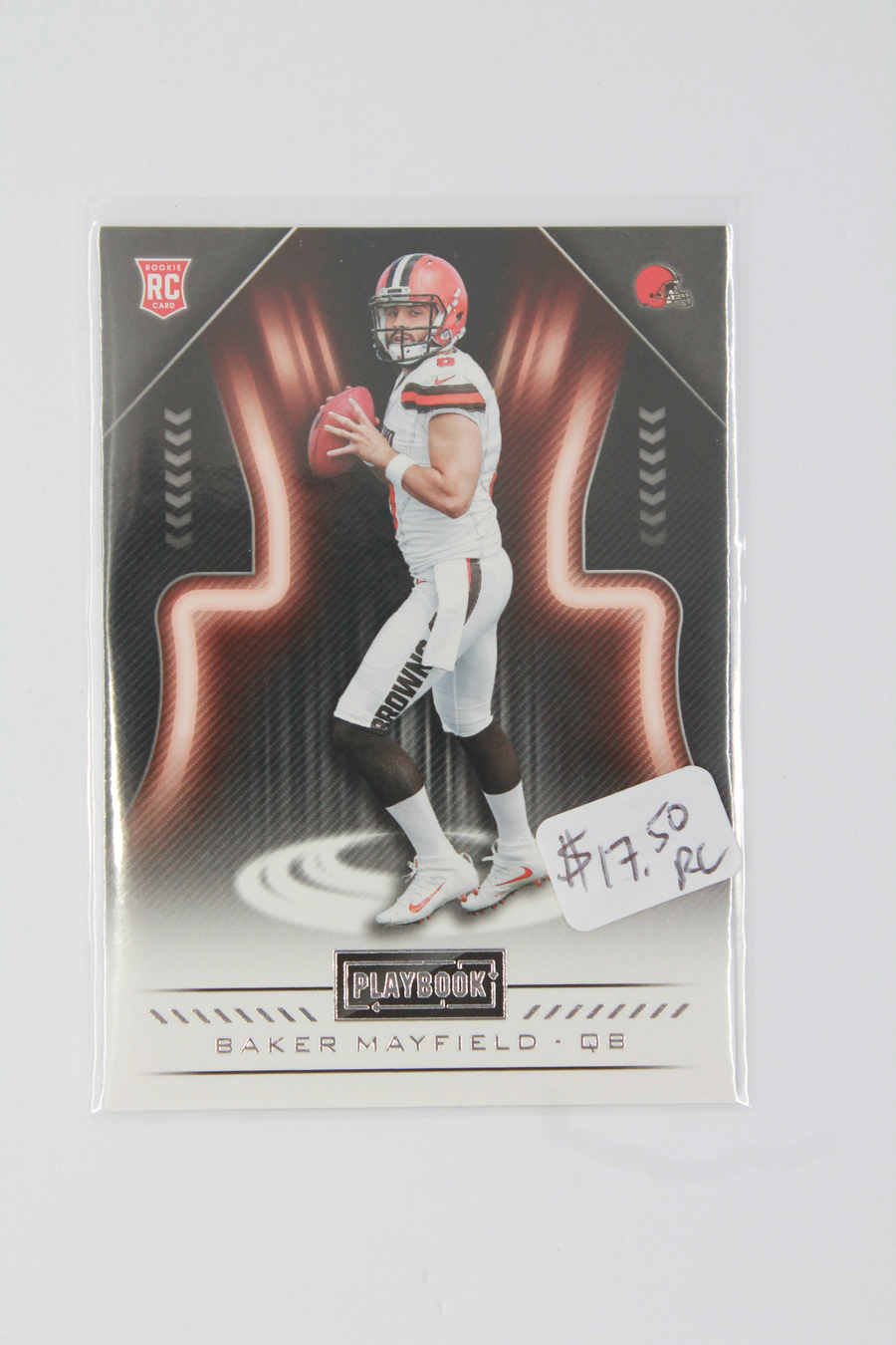 Baker Mayfield 2018 Panini Playbook Rookie Card