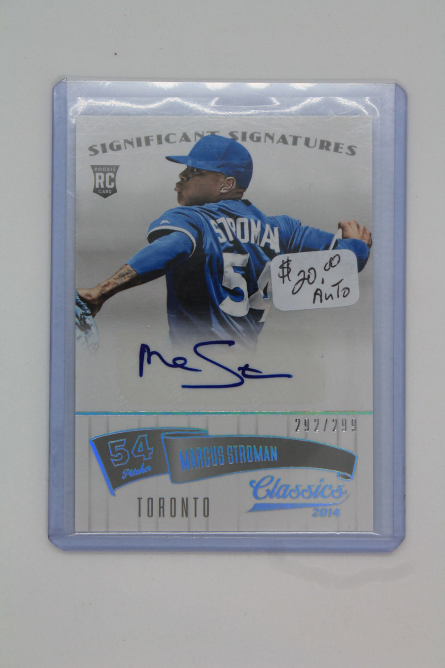 Marcus Stroman 2014 Panini Classics - Significant Signatures - Silver #95 #292/299