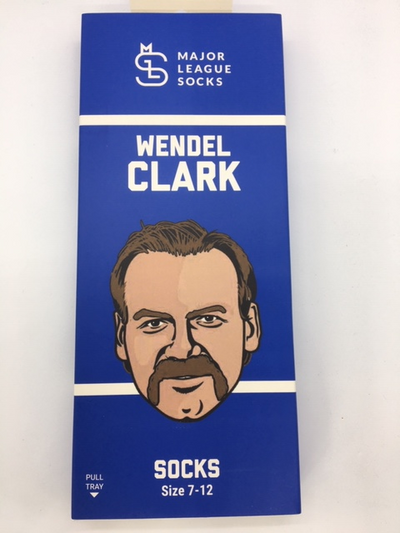 NHL Toronto Maple Leafs Wendel Clark Major Leaque Sockey socks -The Alumni