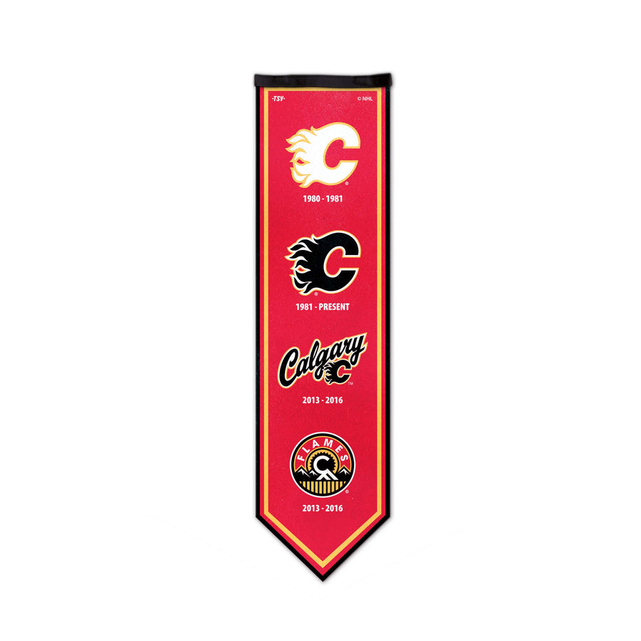 NHL Calgary Flames 8" X 30" Legacy Felt Banner