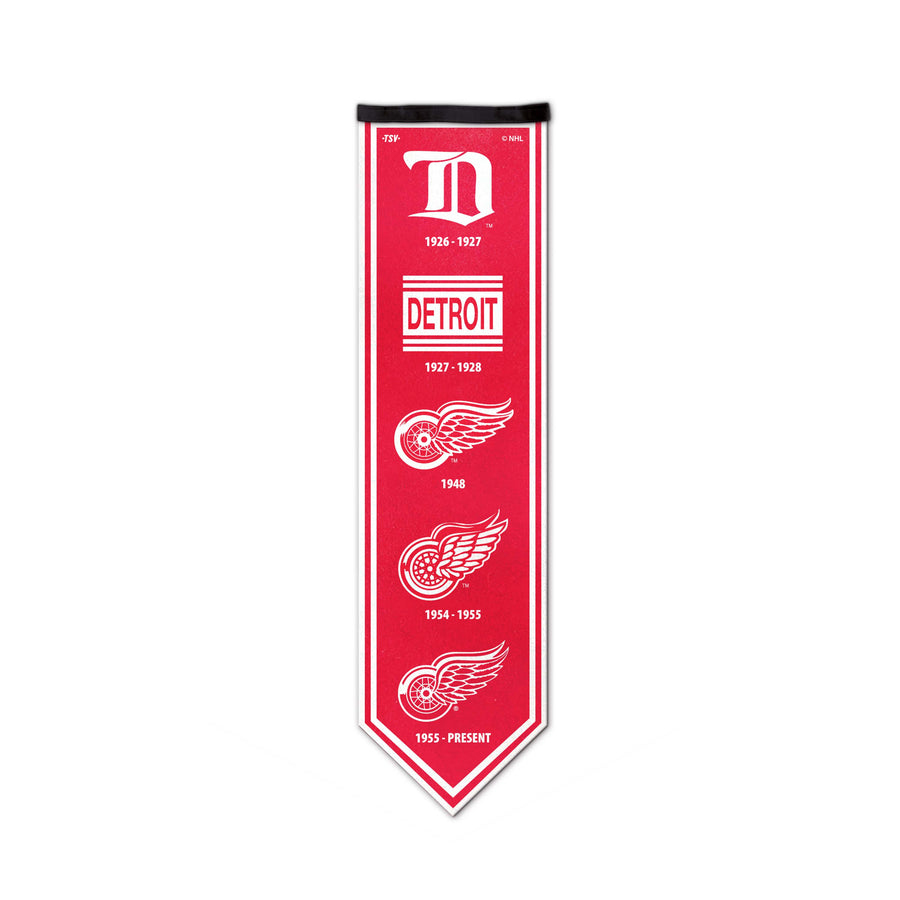 NHL Detroit Red Wings 8" X 30" Legacy Felt Banner