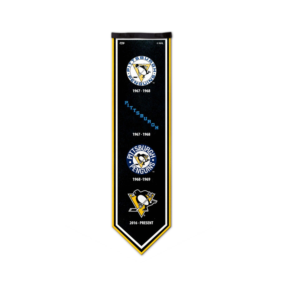 NHL Pittsburgh Penguins 8" X 30" Legacy Felt Banner