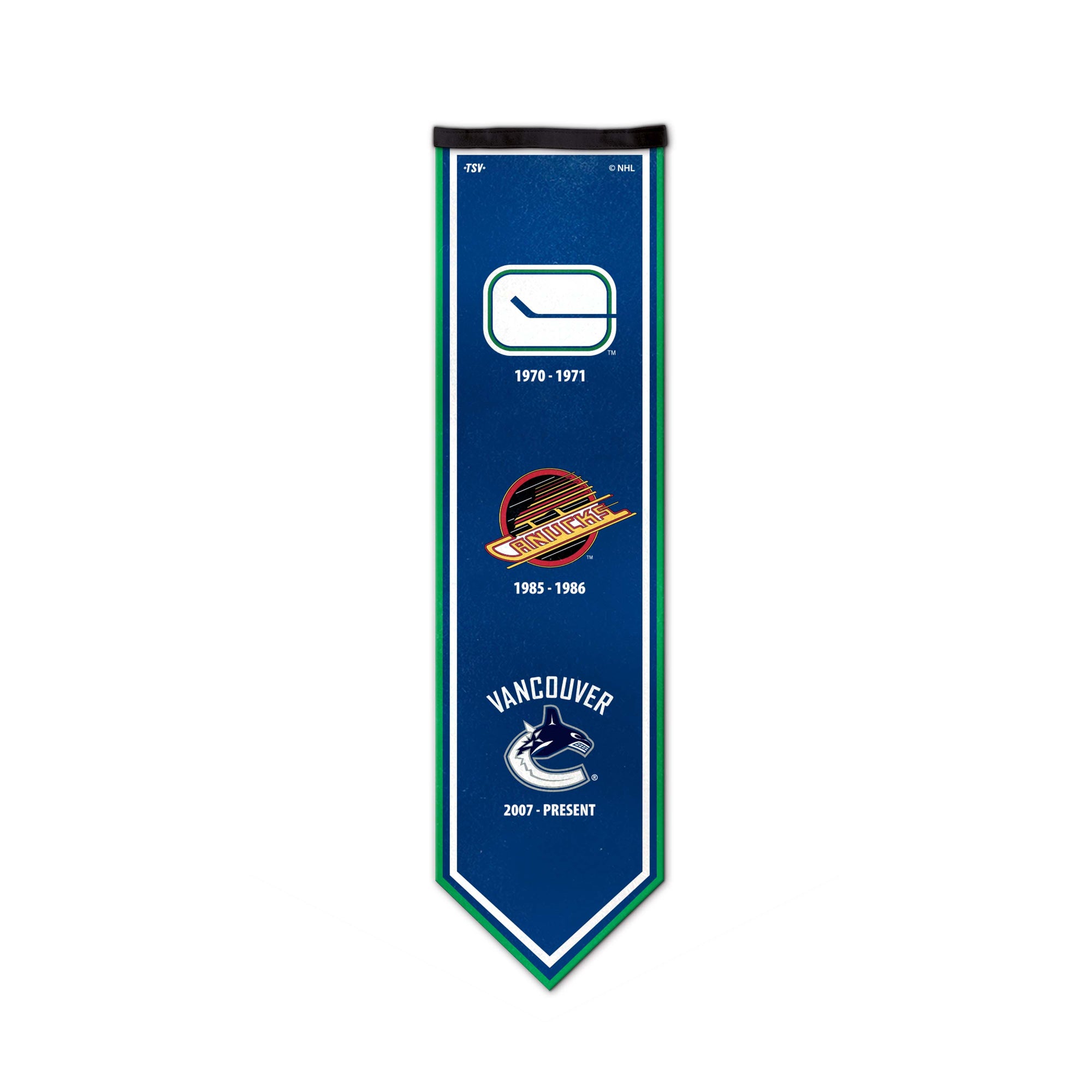 NHL Vancouver Canucks 8" X 30" Legacy Felt Banner