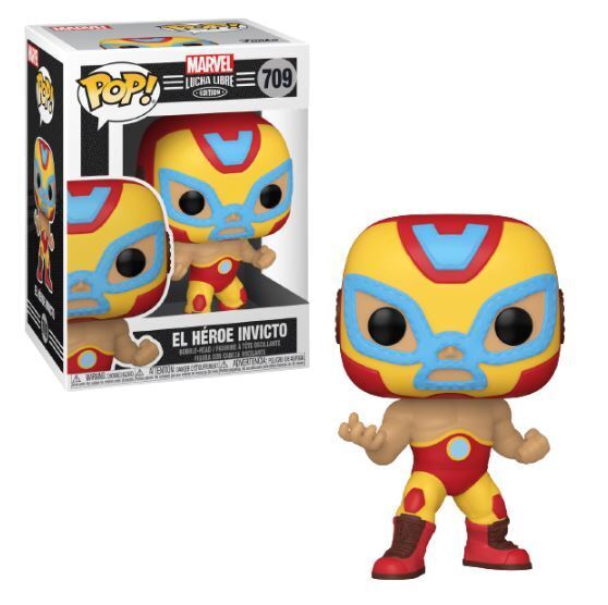 Funko POP El Heroe Invicto #709 (Iron Man) Marvel Lucha Libre Edition