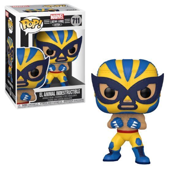 Funko POP El Animal Indestructible #711 (Wolverine) Marvel Lucha Libre Edition