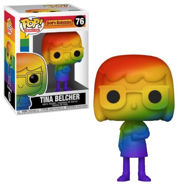 Funko POP Tina Belcher (Rainbow) #76 PRIDE  Bob's Burgers