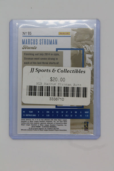 Marcus Stroman 2014 Panini Classics - Significant Signatures - Silver #95 #292/299