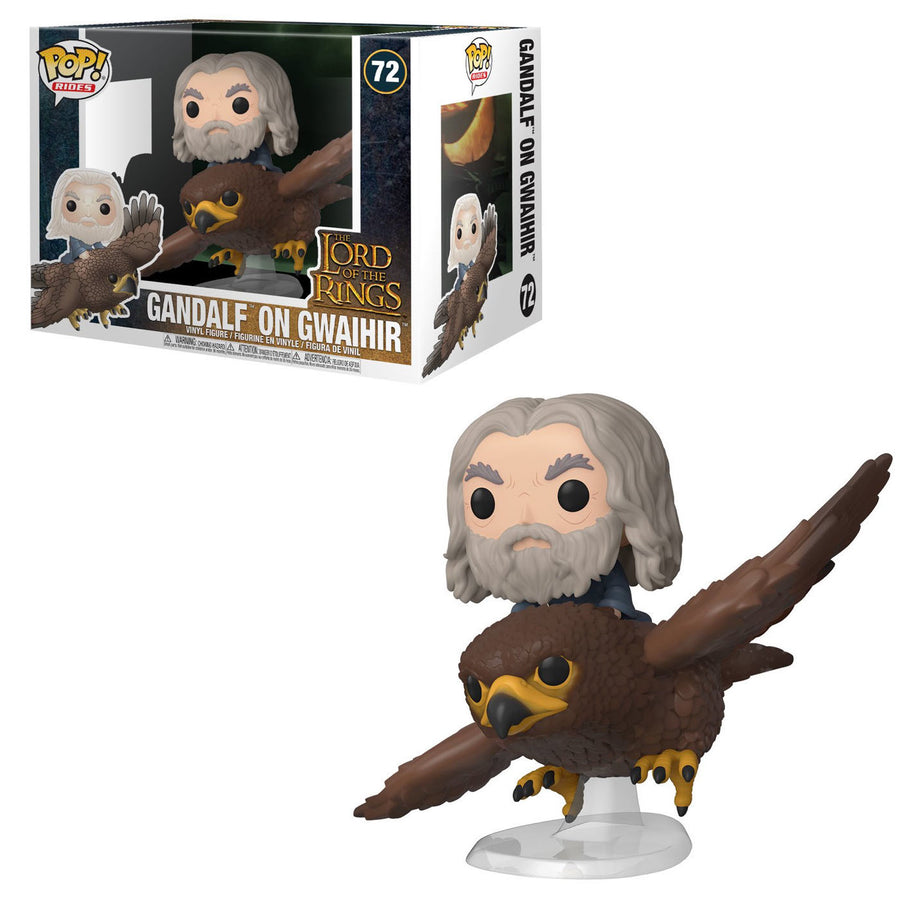 Funko POP Rides Gandalf on Gwaihir #72 - Lord of the Rings (small back corner ding-see picture)