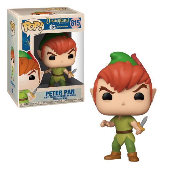 Funko POP Peter Pan #815  -Disneyland Resort 65th Anniversary