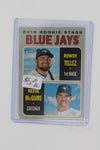 Rowdy Tellez and Reese McGuire 2019 Topps Heritage Rookie Card